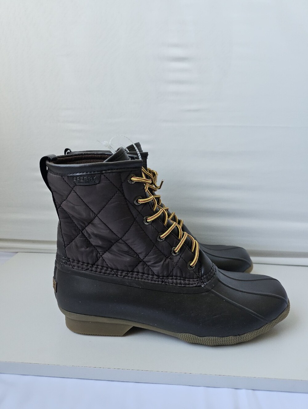 Sperry Top-Sider Men's Duck Boots Brown Quilted NWOT - Size 11 & 12 - Picture 6 of 16